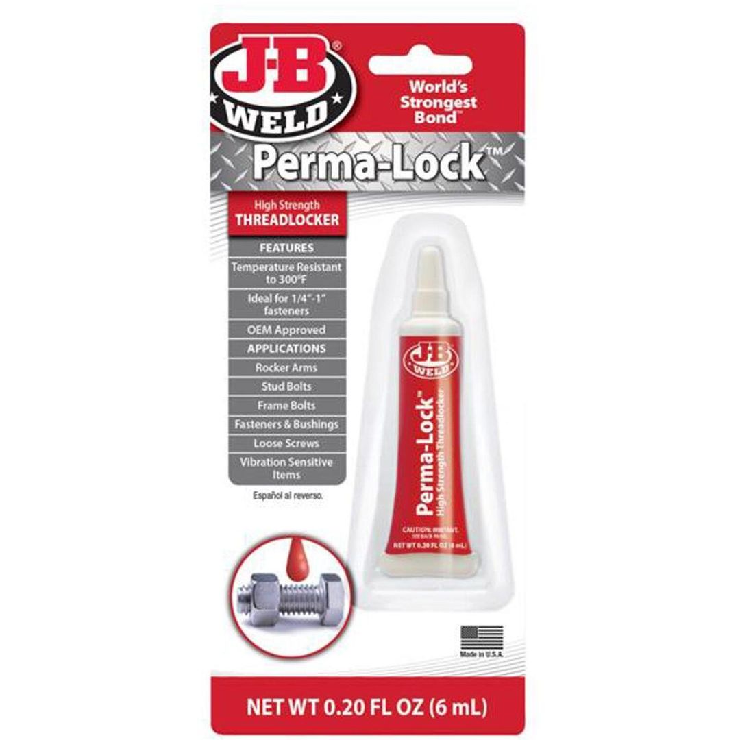J-B Weld Perma-lock High High Strength Threadlocker 6ml - Grey - Image 1