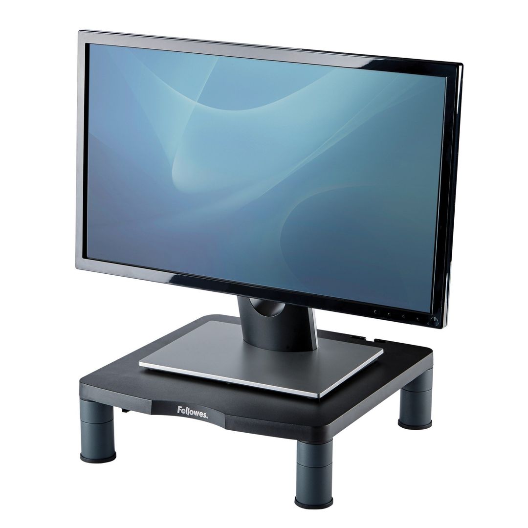 Fellowes Computer Monitor Stand with 3 Height Adjustments - Standard M - Image 1