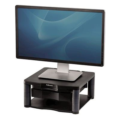 Fellowes Computer Monitor Stand with 3 Height Adjustments - Premium Mo