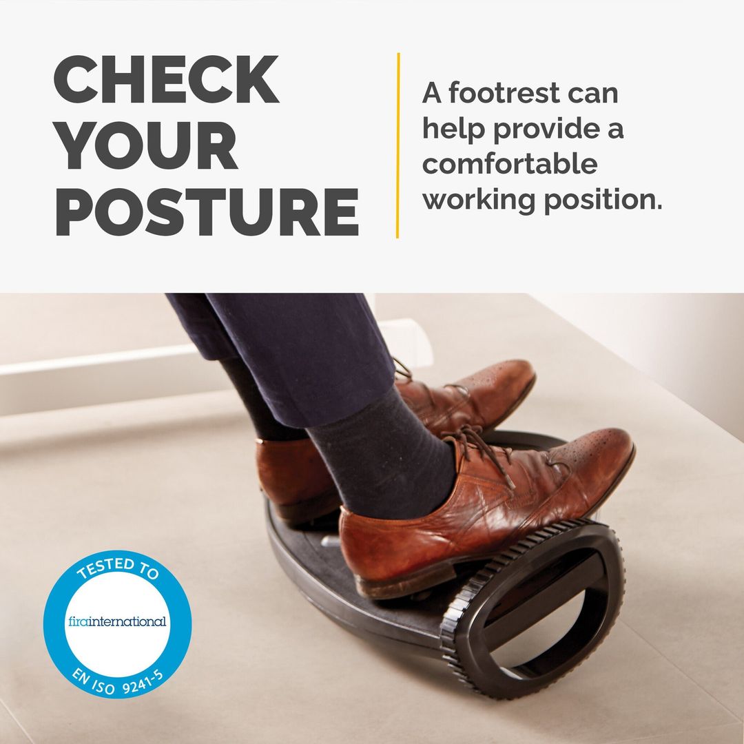 Fellowes Foot Rest Under Desk - Smart Suites Foot Support Ergonomic Fo - Image 1