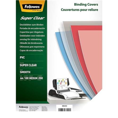 Fellowes BNDG COVERS 200M PET PK100 - Image 1