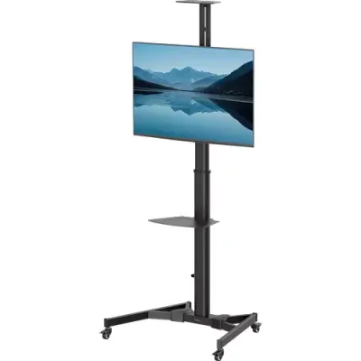 Fellowes 100136877 monitor mount / stand 177.8 cm (70") Floor Bla - Thumbnail 3