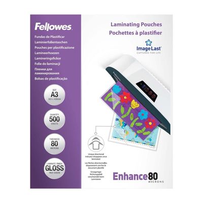 Fellowes LAM POUCH 160MIC A3 PK500