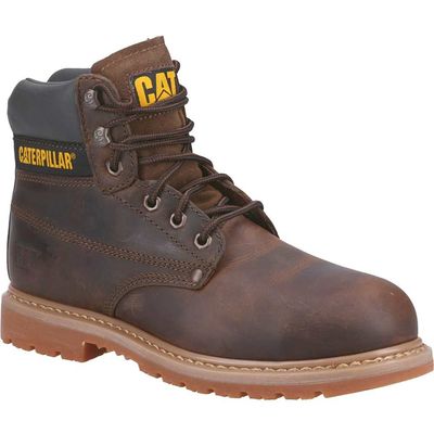 Caterpillar Powerplant GYW Safety Boot Brown Size 6