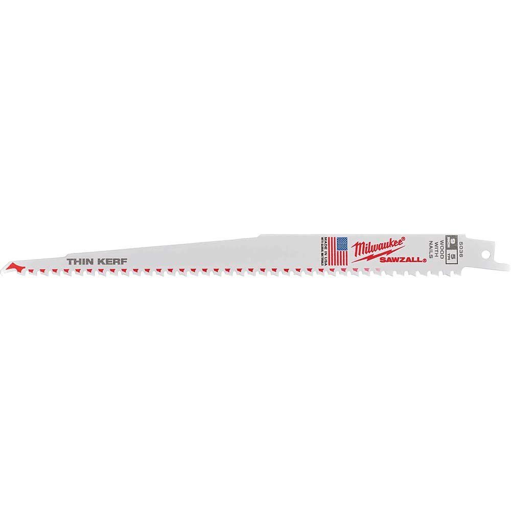 Milwaukee Fang Tip Demolition Reciprocating Sabre Saw Blades 230mm Pack of 50 - Image 1