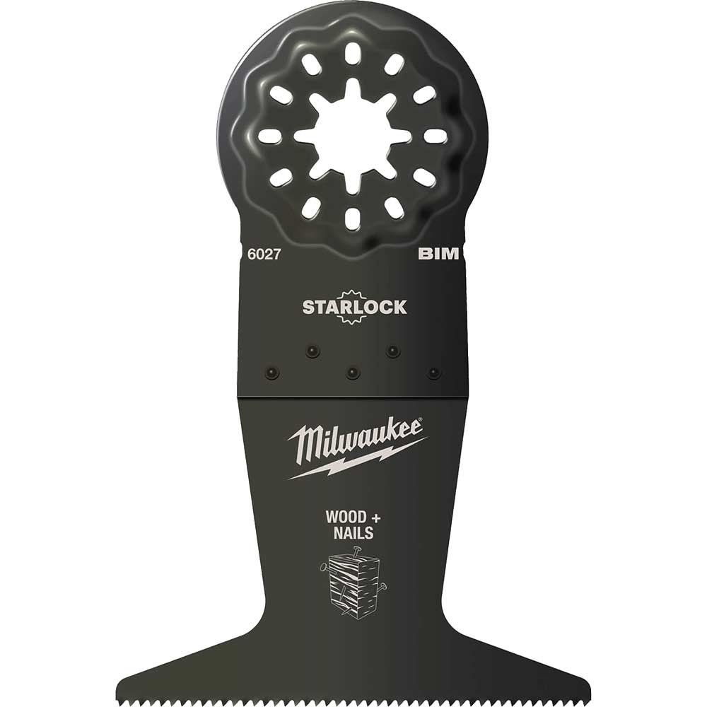 Milwaukee Bi-Metal Starlock Oscillating Multi Tool Plunge Saw Blade 65mm Pack of 1 - Image 1