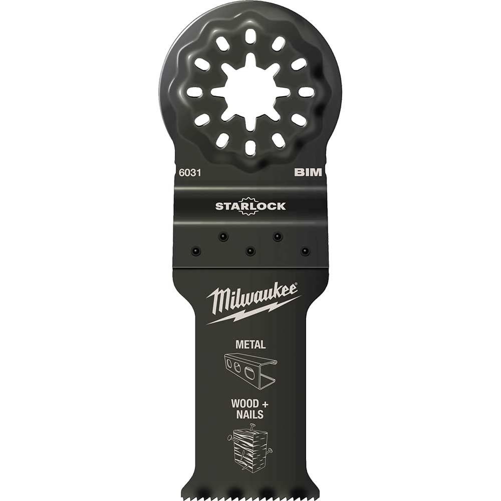 Milwaukee Bi-Metal Starlock Oscillating Multi Tool Plunge Saw Blade 28mm Pack of 1 - Image 1