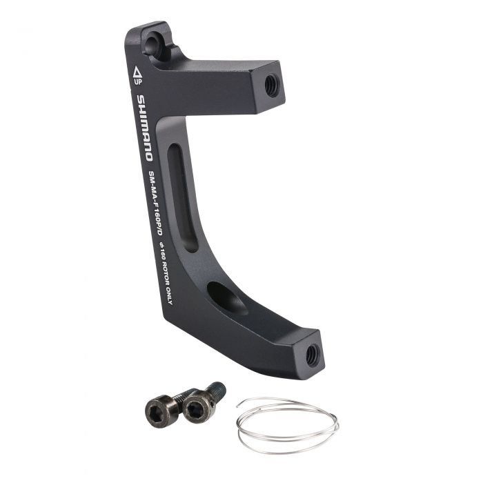 Shimano Disc Brake Adaptors for Flat Mount Forks and Frames - 160mmPost MountFlat Mount Fork - Image 1