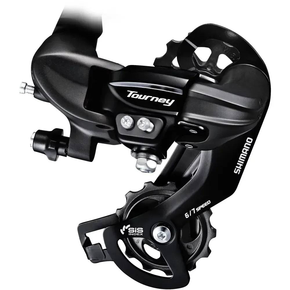 Shimano Tourney TY300 6/7spd Rear Derailleur Black - Image 1