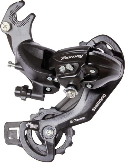 Shimano Tourney TY300 6/7spd Rear Derailleur Black - Thumbnail 2