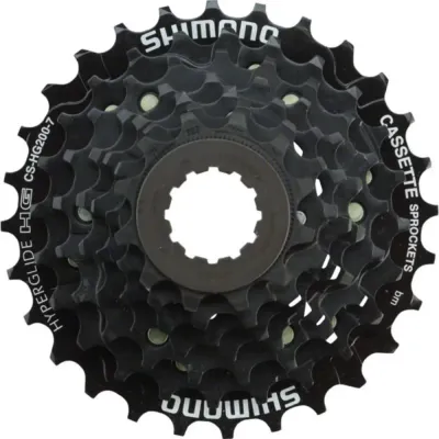 Shimano HG200 7 Speed Cassette 12-32T Black