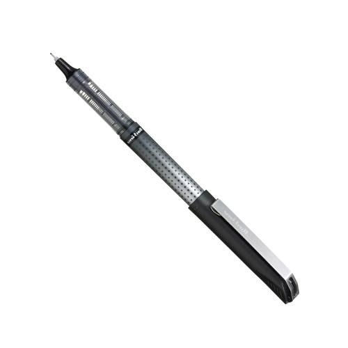 uni-ball EYE Needlepoint UB-185S Rollerball Pen 0.5mm Tip Black Plastic Free Packaging (Pack 12) - 125930000 - Image 1