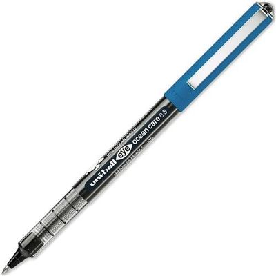 uni-ball Eye Micro UB-150ROP Ocean Care Liquid Ink Rollerball Pen 0.5mm Tip 0.3mm Line Black (Pack 12) - 274373000
