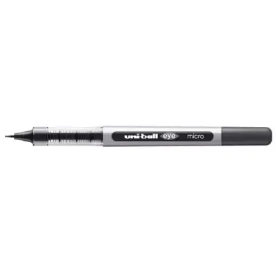 uni-ball Eye Micro UB-150 Liquid Ink Rollerball Pen 0.5mm Tip 0.3mm Line Black Eco 70% Recycled Plastic (Pack 12) - 315119000 - Thumbnail 2