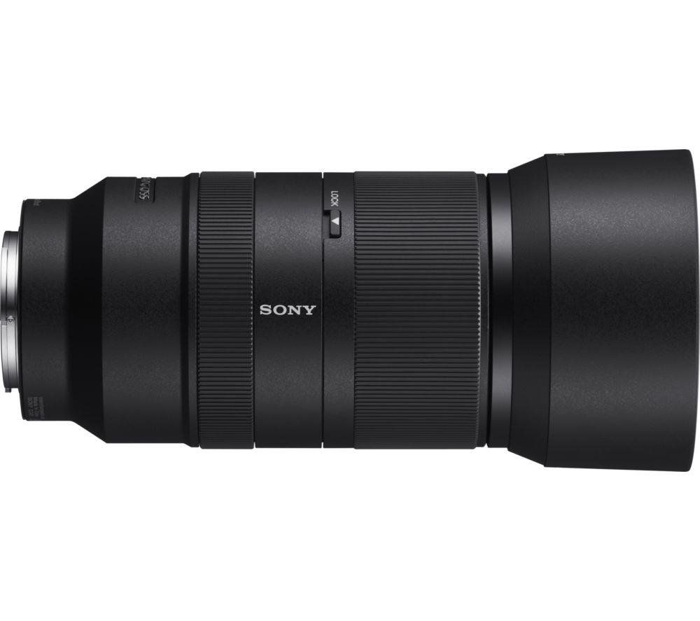 SONY E 70-350 mm f/4.5-6.3 G OSS Telephoto Zoom Lens, Black - Image 1