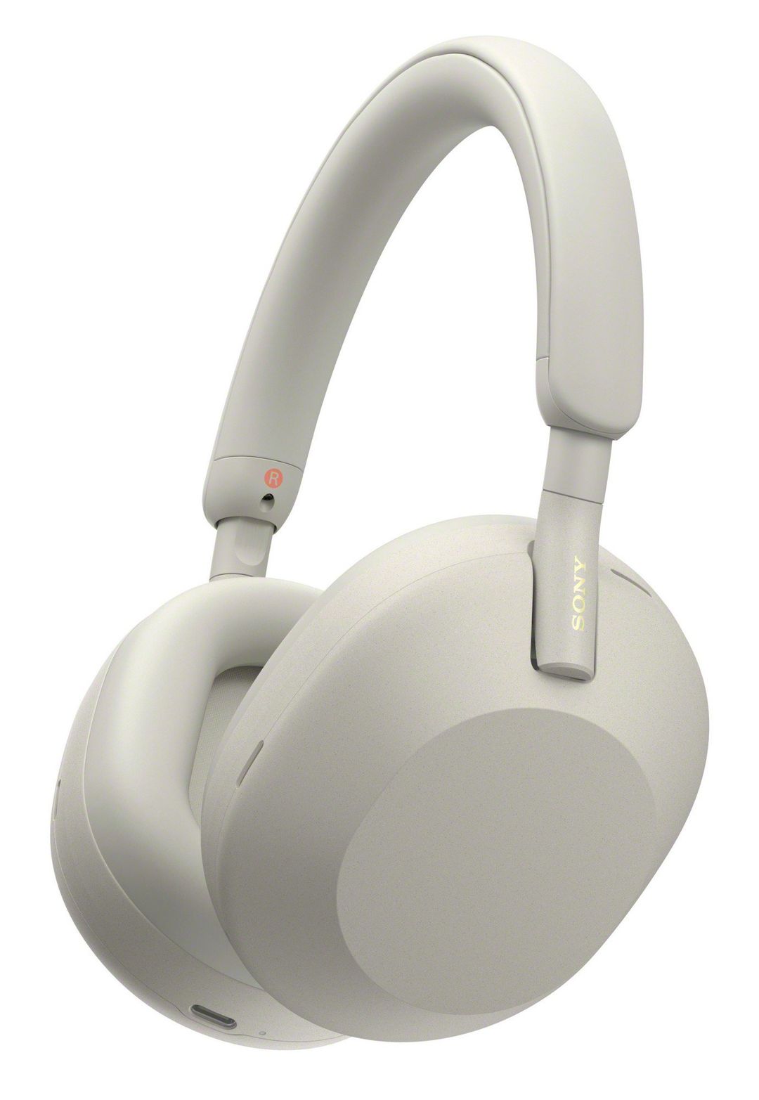 SONY WH-1000XM5 Wireless Bluetooth Noise-Cancelling Headphones - Silver, Silver/Grey - Image 1