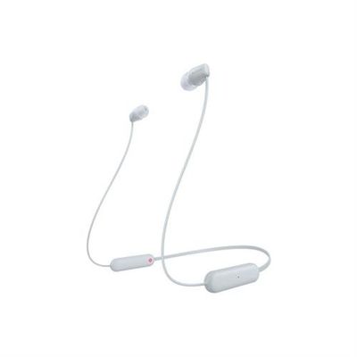 SONY WI-C100 Wireless Bluetooth Earphones - White, White