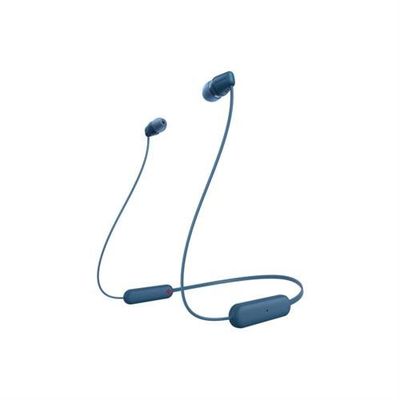 SONY WI-C100 Wireless Bluetooth Earphones - Blue, Blue