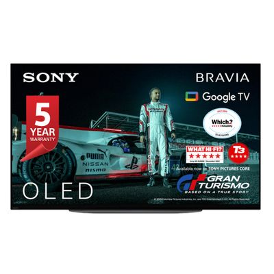 42" SONY BRAVIA XR-42A90KU Smart 4K Ultra HD HDR OLED TV with Google TV & Assistant, Black