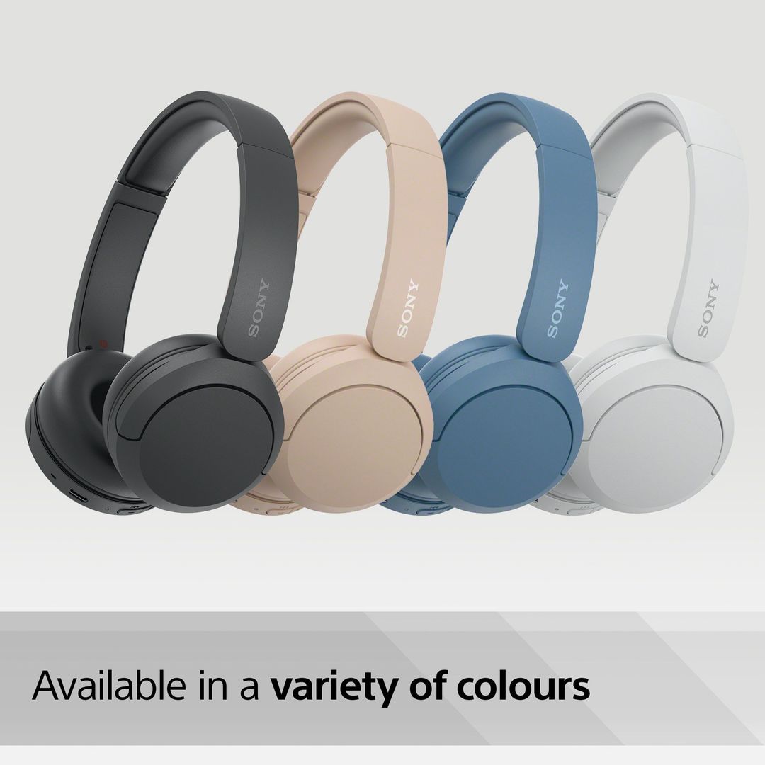 SONY WH-CH520B Wireless Bluetooth Headphones - Black, Black - Image 1