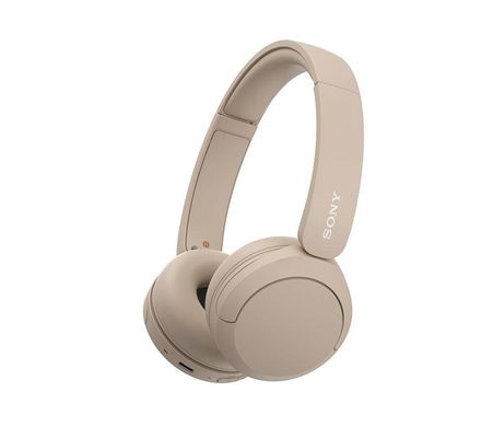 Sony WH-CH520 Headset Wireless Head-band Calls/Music USB Type-C Bluetooth Charging stand Cream