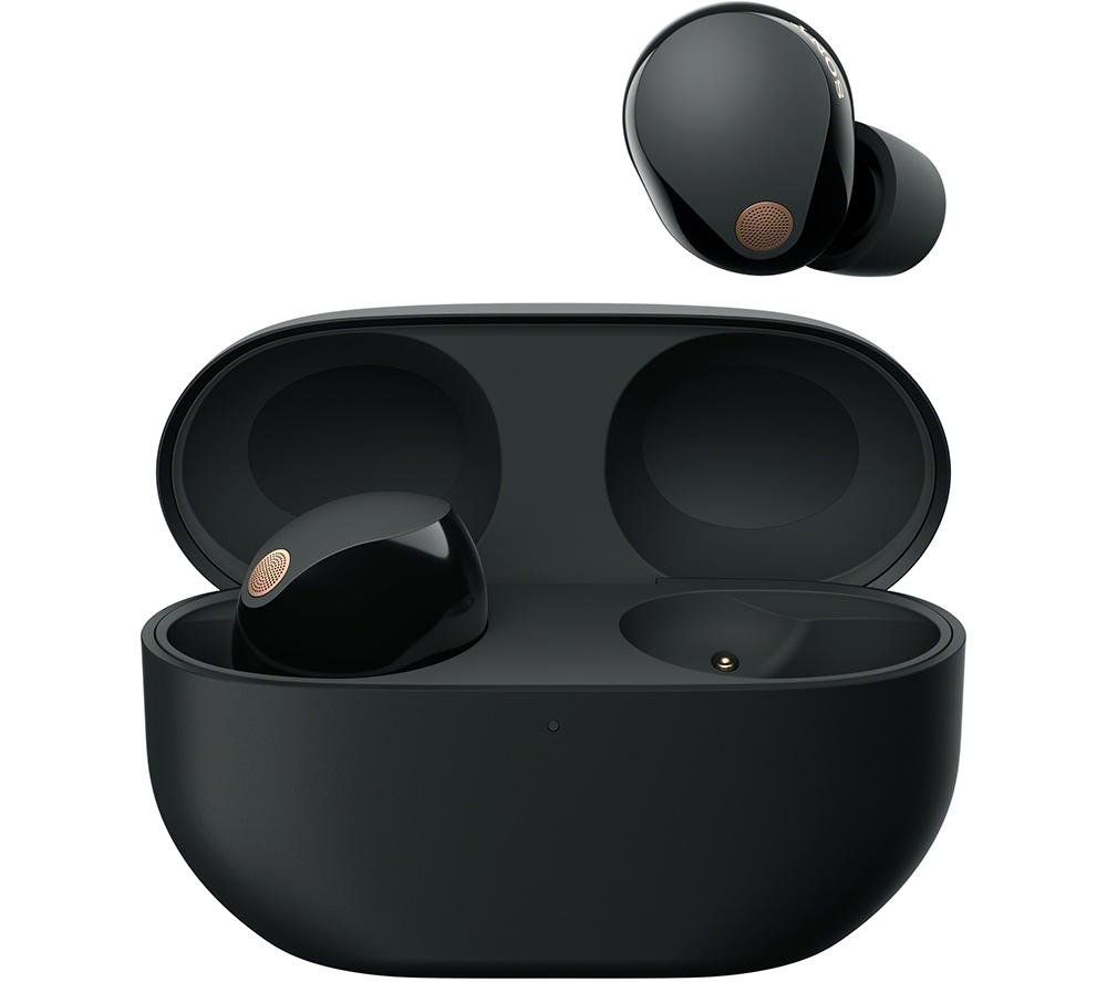 SONY WF-1000XM5 Wireless Bluetooth Noise-Cancelling Earbuds - Black, Black - Image 1