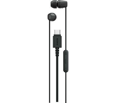 Sony IER-EX15C Headset Wired In-ear Calls/Music USB Type-C Black