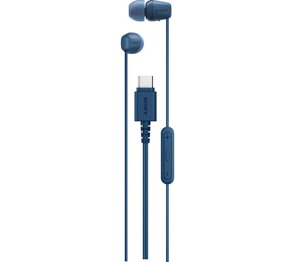 Sony IER-EX15C Headset Wired In-ear Calls/Music USB Type-C Blue - Image 1