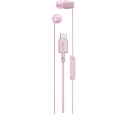 Sony IER-EX15C Headset Wired In-ear Calls/Music USB Type-C Pink
