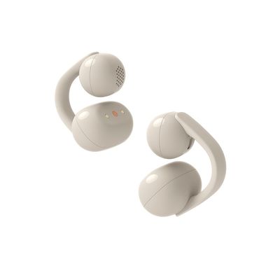 SONY LinkBuds Clip Open Wireless Bluetooth Earbuds - Greige, Silver/Grey
