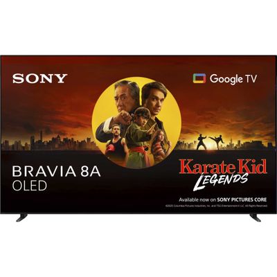 65" SONY BRAVIA 8A OLED 4K HDR AI Smart TV - K65XR8A1B, Silver/Grey