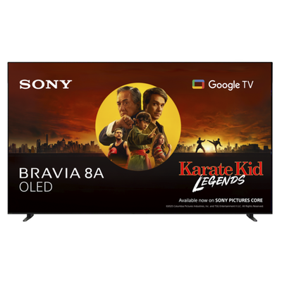 65" SONY BRAVIA 8A OLED 4K HDR AI Smart TV - K65XR8A1B, Silver/Grey - Thumbnail 3