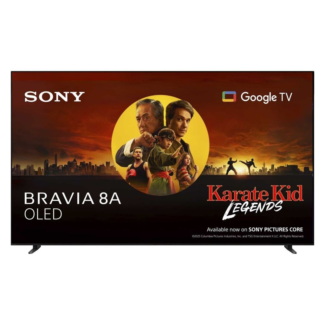 55"-64" SONY BRAVIA 8A 55 OLED 4K HDR AI Smart TV - K55XR8AB, Silver/Grey - Image 1