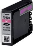 Canon PGI-1500XL High Yield Magenta Ink Cartridge. Colour ink type: Pigment-based ink Colour ink page yield: 780 pages Printing colours: Magenta Quantity per pack: 1 pc(s)