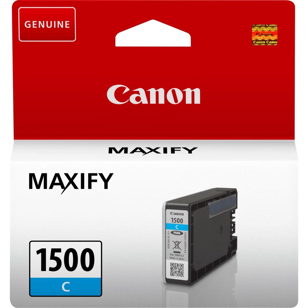 Canon PGI-1500C Cyan Ink Cartridge - Image 1