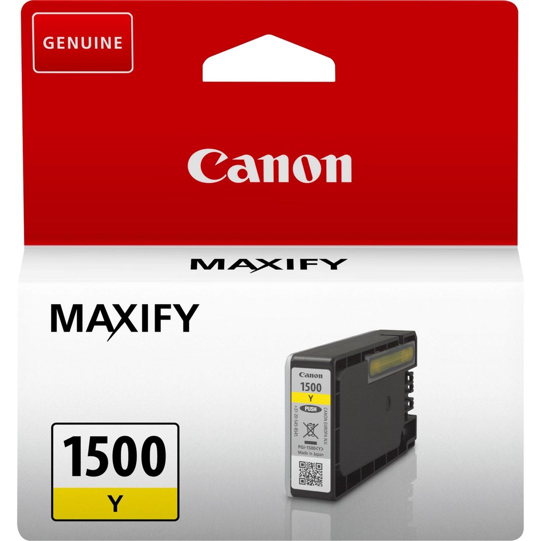 Canon PGI-1500Y Yellow Ink Cartridge - Image 1
