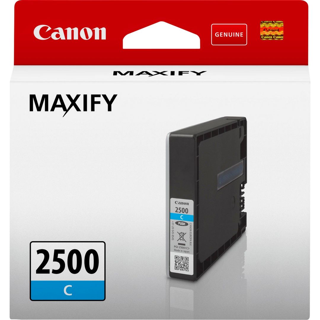 Canon PGI-2500C Cyan Ink Cartridge - Image 1