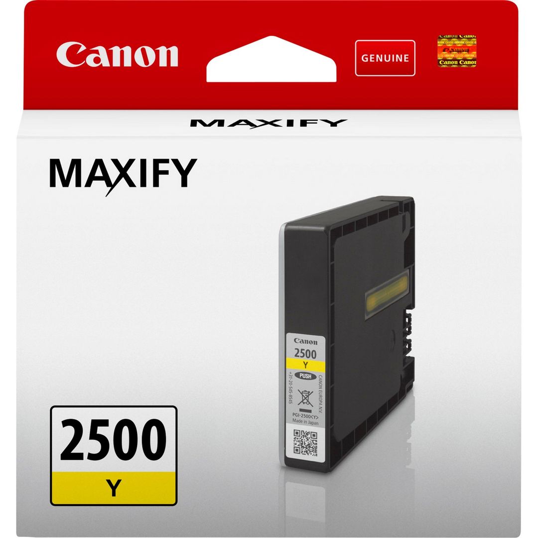 Canon PGI-2500Y Yellow Ink Cartridge - Image 1