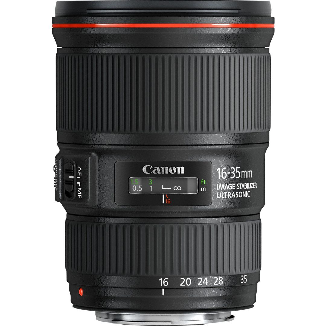 CANON EF 16-35 mm f/4L USM IS Wide-angle Zoom Lens, Black - Image 1