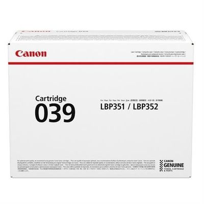 Canon 0287C001/039 Toner cartridge black. 11K pages ISO/IEC 19752 for
