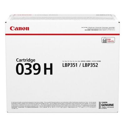 Canon 0288C001/039H Toner cartridge black high-capacity. 25K pages ISO