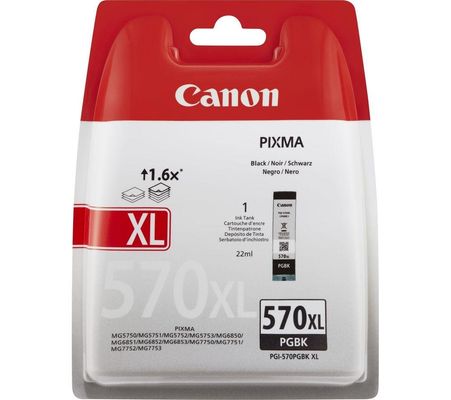 Canon PGI-570PGBK XL High Yield Pigment Black Ink Cartridge