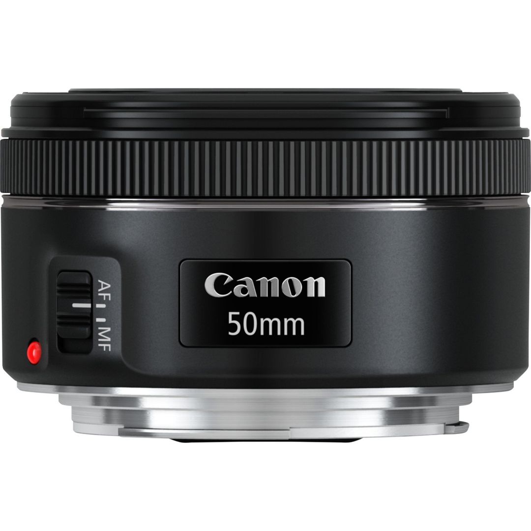 CANON EF 50 mm f/1.8 STM Standard Prime Lens, Black - Image 1