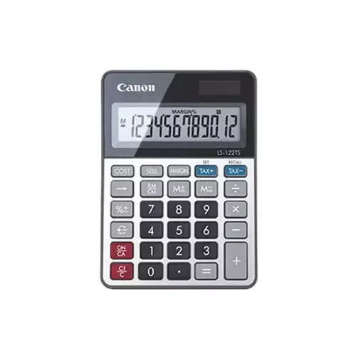 Canon LS-122TS calculator Desktop Display Grey - Image 1