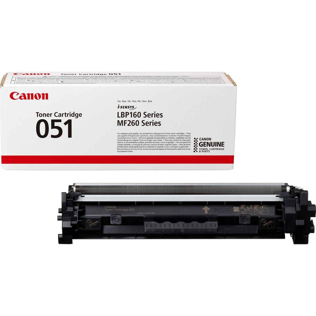 Canon 051 Toner Cartridge, Black - Image 1