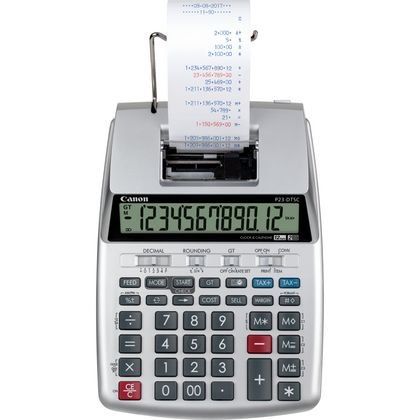 Canon P23-DTSC calculator Desktop Printing Silver - Image 1