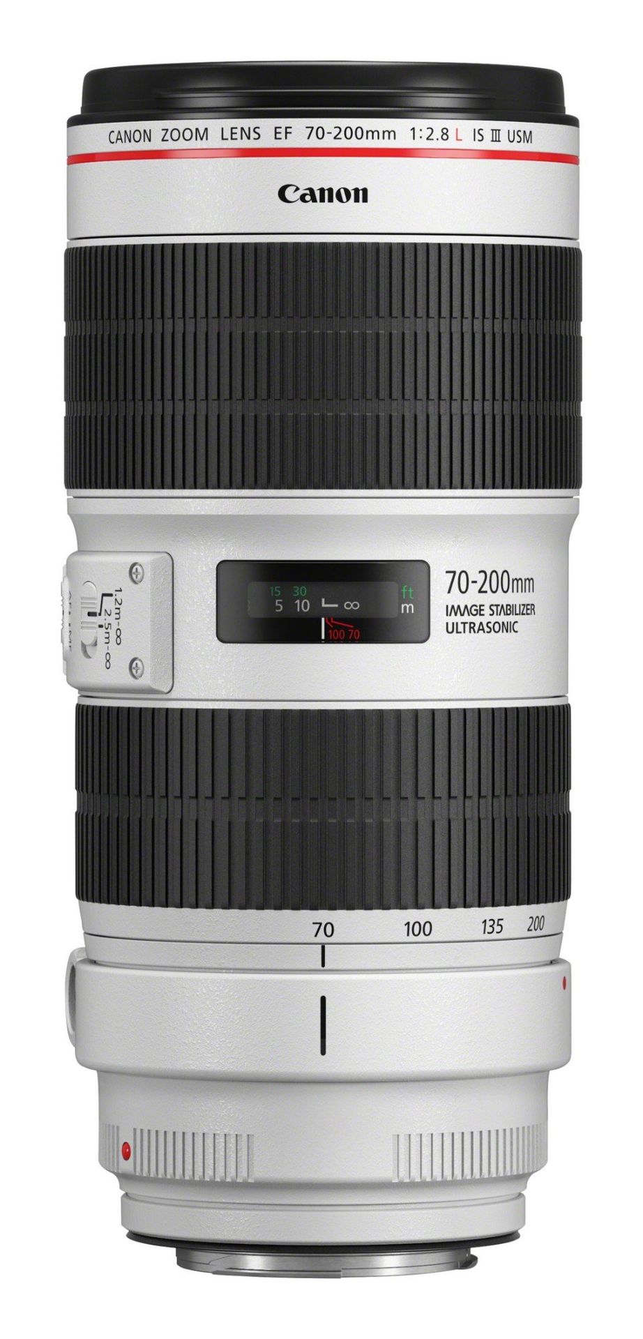 CANON EF 70-200 mm f/2.8L IS III USM Telephoto Zoom Lens, White,Black - Image 1