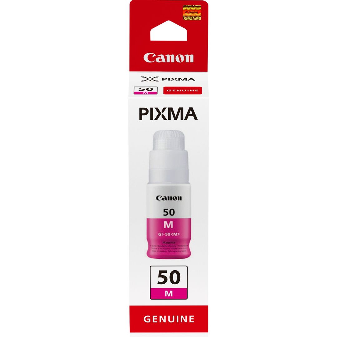 Canon GI-50 M, High Yield, Ink Bottle, Magenta - Image 1