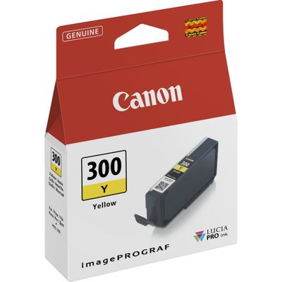 CANON PFI-300Y Yellow Ink Cartridge, Magenta