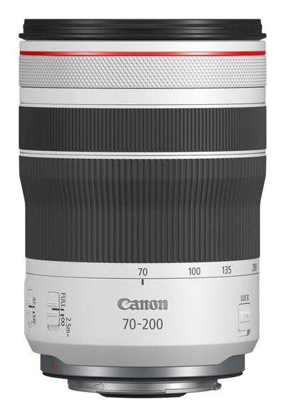 CANON RF 70-200 mm f/4L IS USM Telephoto Zoom Lens, White